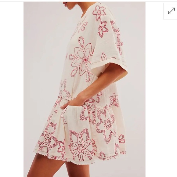 FREE PEOPLE  Picking Petals Mini Dress - Picture 3 of 8
